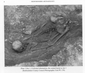 site history Crouched inhumation cc Beds CC