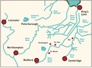 The River Ouse connected Bedford to other major rivers and towns as well as King’s Lynn seaport, which handled coal from Newcastle.
