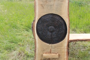 Carved bench by luke & Ed f